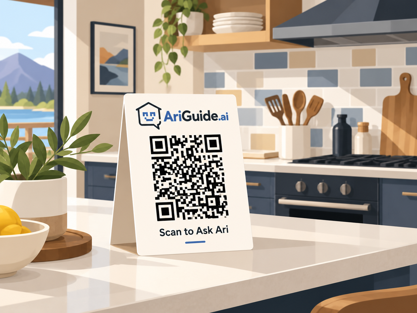 Kitchen QR stand